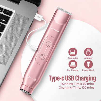 Veloura™ SmoothGlide 2-in-1 Shaver & Trimmer